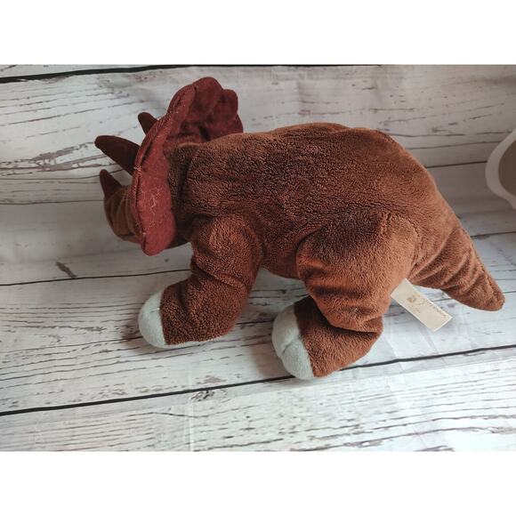 Kohls Cares Triceratops Dinosaur 14inch Plush Brown Stuffed Animal - Picture 4 of 7